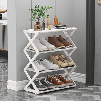 Étagère à Chaussures Multi-Niveaux Rangement Pratique et Élégant