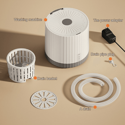 Mini Machine à Laver Portable avec Essoreuse et Stérilisation