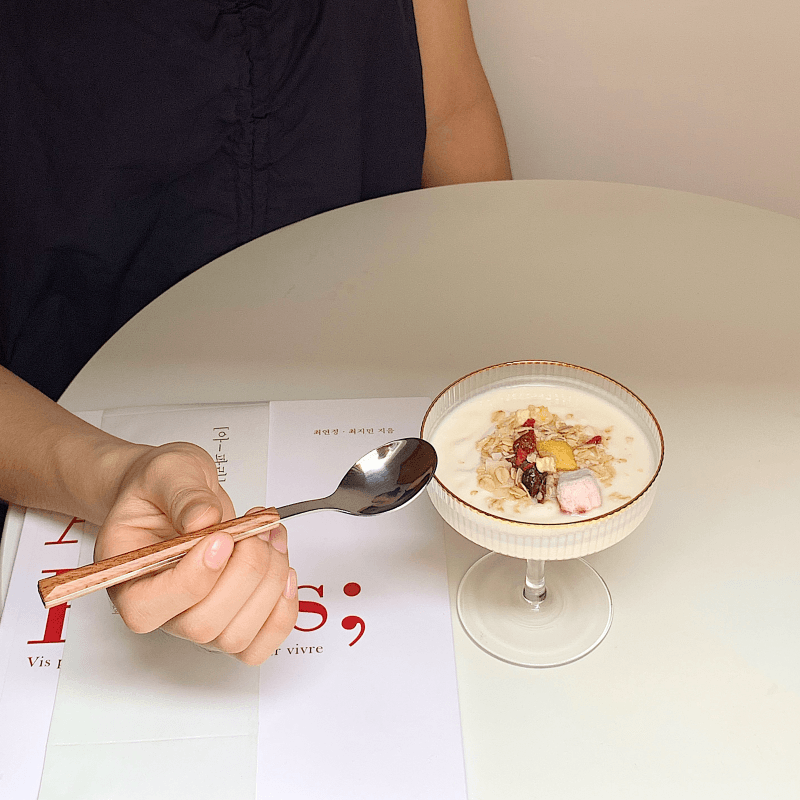 Tasse à Glace en Verre pour Desserts et Snacks