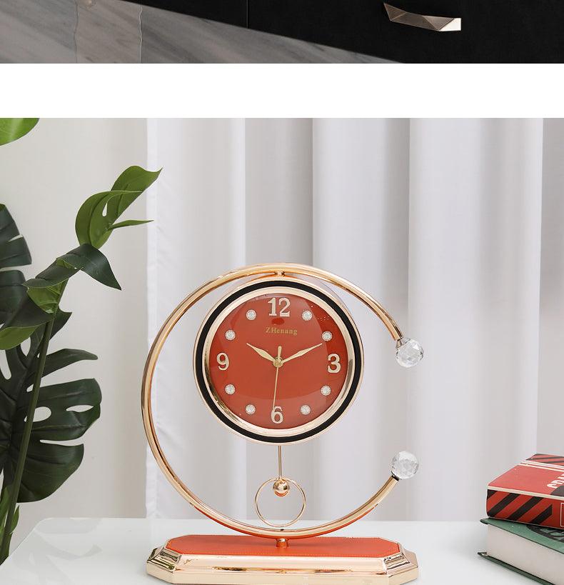 Horloge de Bureau Haut de Gamme  Une Touche d'Élégance à Chaque Instant.