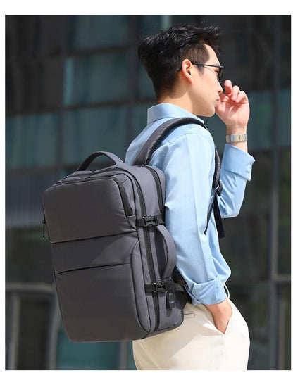 Sac de Bureau Convertible Sac à Dos pour Ordinateur Portable, Multifonctionnel et Élégant