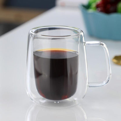 Tasse en Verre Borosilicaté à Double Paroi,