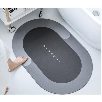 Tapis de Bain  Antidérapant, Séchage Rapide, et Élégance Assortie pour une Maison Chic et Confortable.