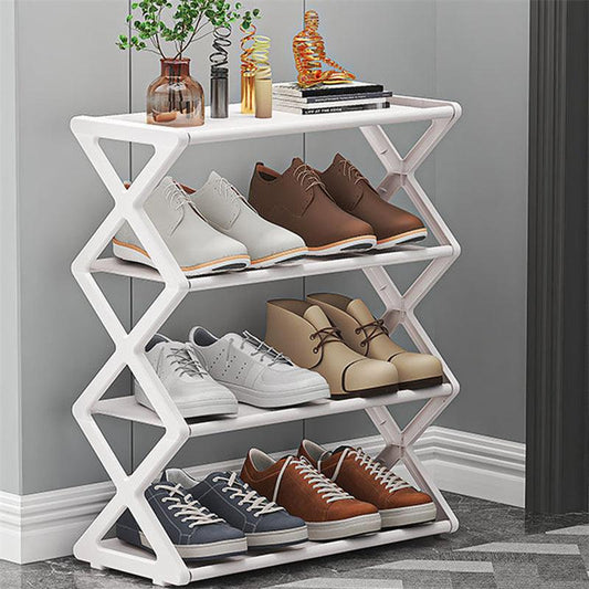 Étagère à Chaussures Multi-Niveaux Rangement Pratique et Élégant