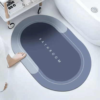 Tapis de Bain  Antidérapant, Séchage Rapide, et Élégance Assortie pour une Maison Chic et Confortable.