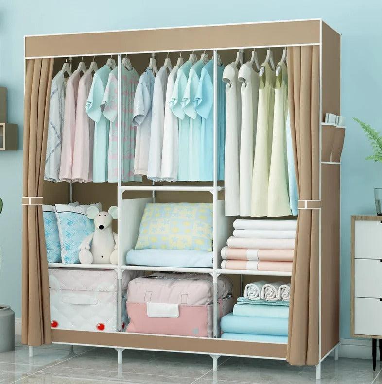 Armoire Portable en Tissu  Organisation Élégante pour Votre Espace