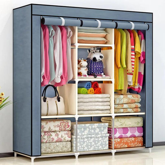 Armoire Portable en Tissu  Organisation Élégante pour Votre Espace