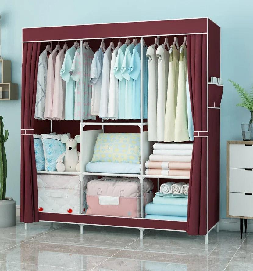 Armoire Portable en Tissu  Organisation Élégante pour Votre Espace