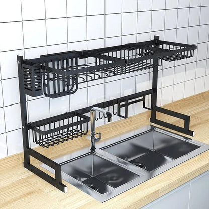 Organisation Élégante pour la Cuisine Porte Ustensiles au Dessus de l'Évier