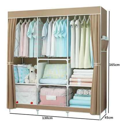 Armoire Portable en Tissu  Organisation Élégante pour Votre Espace