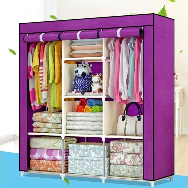 Armoire Portable en Tissu  Organisation Élégante pour Votre Espace