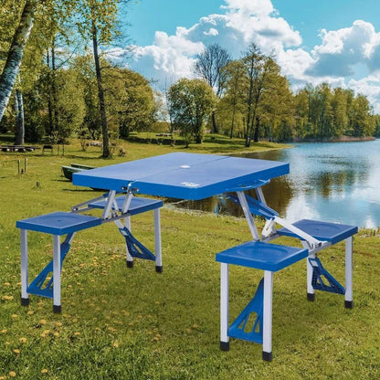 Ensemble Table et Chaises Pliantes pour Pique-nique et Camping